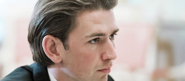 le chef de la diplomatie autrichienne Sebastian Kurz - Sputnik Afrique