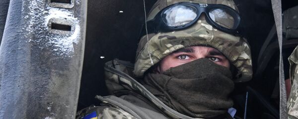 Un militaire ukrainien Un militaire ukrainien - Sputnik Afrique