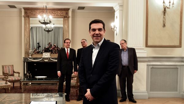 Syriza's leader Alexis Tsipras - Sputnik Afrique