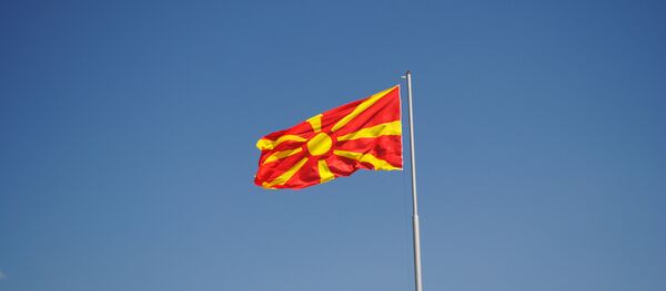 Macedonian flag - Sputnik Afrique
