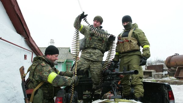 Militaires ukrainiens en position aux abords de Marioupol - Sputnik Afrique