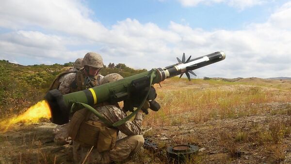 Un lance-missiles antichars Javelin - Sputnik Afrique
