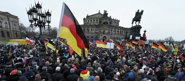 PEGIDA-Demo in Dresden am 25. Januar 2015 - Sputnik Afrique