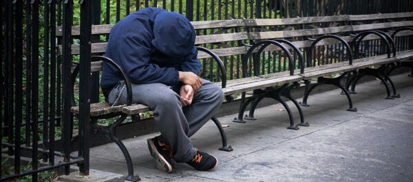 Безработный и бездомный в США - Sputnik Afrique