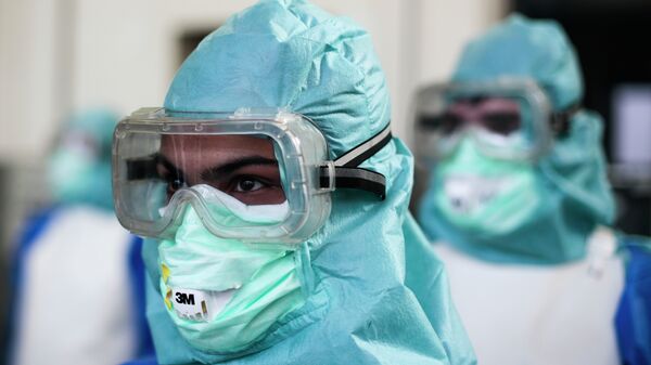 Ebola Health Care Workers - Sputnik Afrique