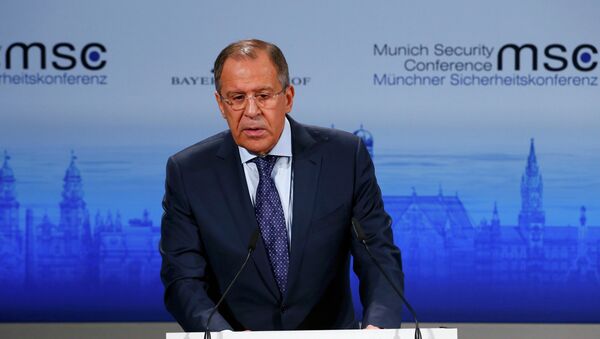 Russian Foreign Minister Sergei Lavrov during the 51st Munich Security Conference - Sputnik Afrique