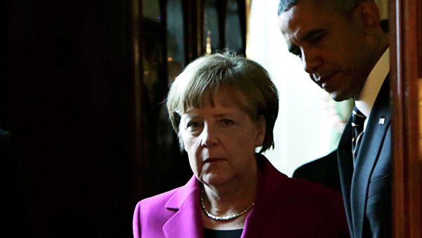 Angela Merkel et Barack Obama - Sputnik Afrique