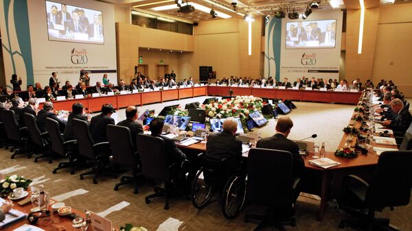General view of the G20 finance ministers and central bank governors meeting in Istanbul February 10, 2015 - Sputnik Afrique
