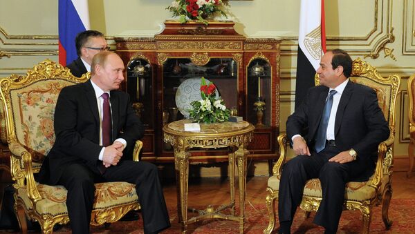 Визит президента РФ В.Путина в Египет. День второй - Sputnik Afrique