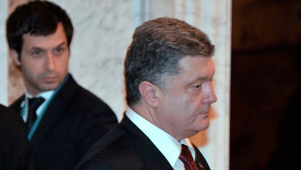 Presidente de Ucrania, Petró Poroshenko - Sputnik Afrique