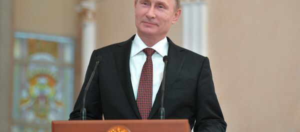 Пресс-конференция президента РФ В. Путина по итогам переговоров в Минске - Sputnik Afrique