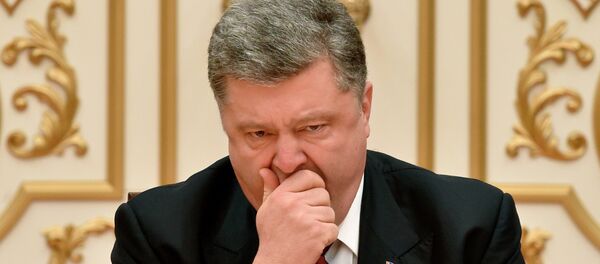 Петр Порошенко на переговорах в нормандском формате в Минске - Sputnik Afrique
