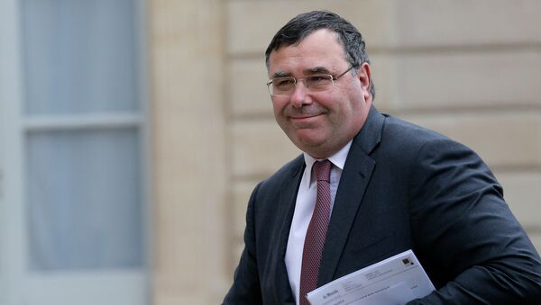 Chief executive of the French oil giant Total, Patrick Pouyanne arrives for a meeting with French President Francois Hollande to discuss the EU sanctions, at the Elysee Palace, in Paris, France, Wednesday, Jan. 7, 2015. - Sputnik Afrique