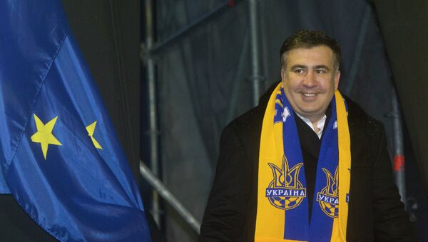 Экс-президент Грузии Михаил Саакашвили - Sputnik Afrique