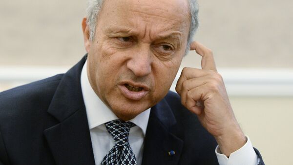 Le ministre français des Affaires étrangères Laurent Fabius. - Sputnik Afrique