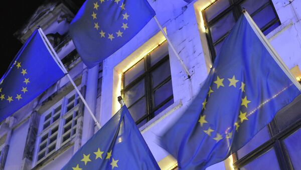 Флаги ЕС на улицах Брюсселя - Sputnik Afrique