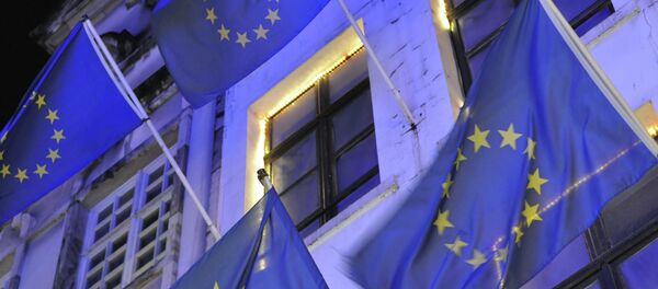 Флаги ЕС на улицах Брюсселя - Sputnik Afrique