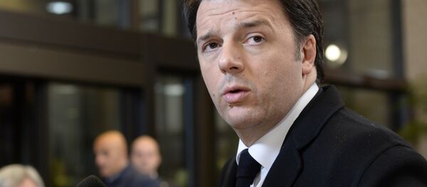 Italian Prime Minister Matteo Renzi - Sputnik Afrique
