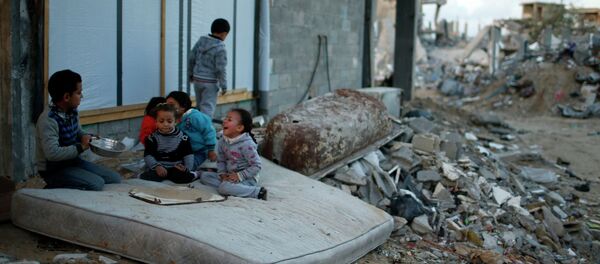 Palestinian children Palestinian children - Sputnik Afrique