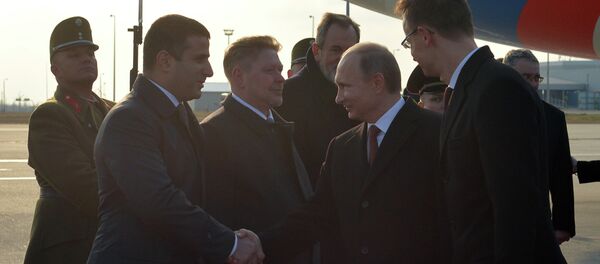 Визит президента РФ В.Путина в Венгрию - Sputnik Afrique