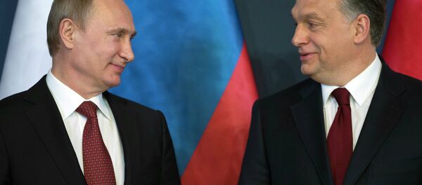 Визит президента РФ В.Путина в Венгрию - Sputnik Afrique