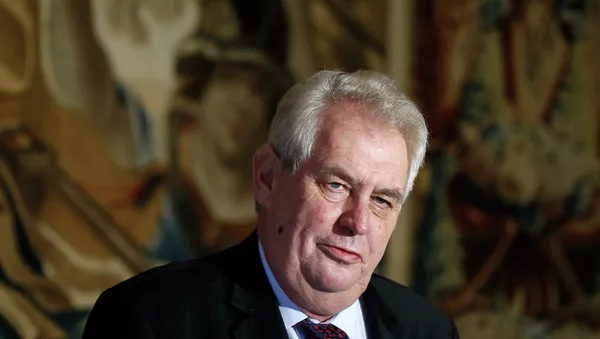 Milos Zeman, président de la République tchèque - Sputnik Afrique