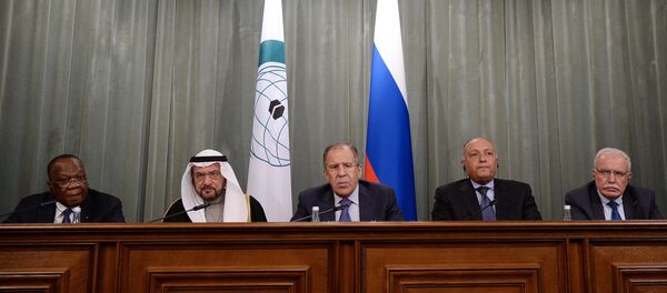 Пресс-конференция с делегацией ОИС по Палестине и Восточному Иерусалиму Пресс-конференция с делегацией ОИС по Палестине и Восточному Иерусалиму - Sputnik Afrique