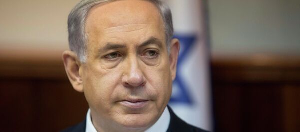 Israeli's Prime Minister Benjamin Netanyahu in his office in Jerusalem February 8, 2015 - Sputnik Afrique