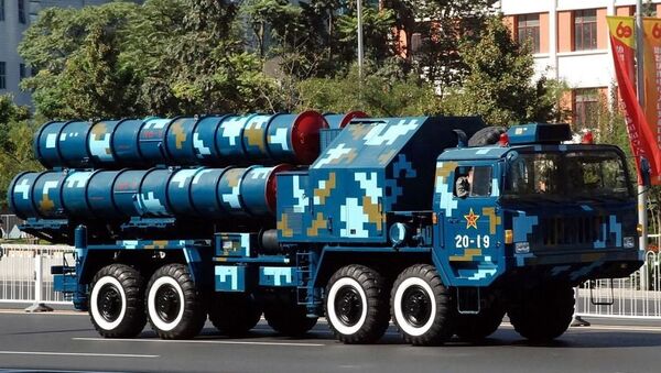 Chinese HongQi 9 [HQ-9] launcher during China's 60th anniversary parade, 2009. - Sputnik Afrique