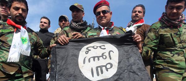 Volunteer Shiite fighters - Sputnik Afrique