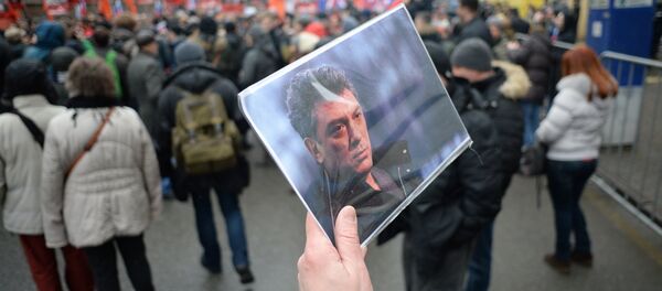 Cérémonie d'adieu à Boris Nemtsov - Sputnik Afrique