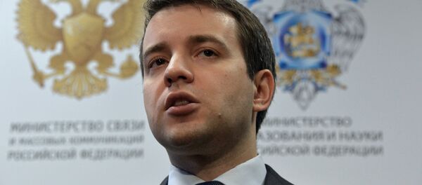 Russian Minister of Communications and Mass Media Nikolai Nikiforov - Sputnik Afrique