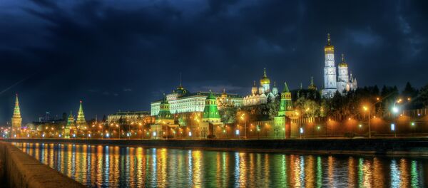 Moscow Kremlin, view from other side of Moscow river. - Sputnik Afrique