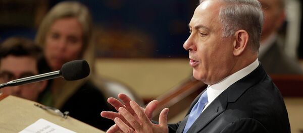 Israeli Prime Minister Benjamin Netanyahu addresses a joint meeting of the U.S. Congress at the Capitol in Washington March 3, 2015. - Sputnik Afrique