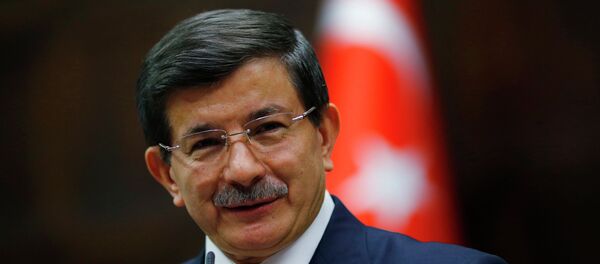 Turkey's Prime Minister Ahmet Davutoglu - Sputnik Afrique