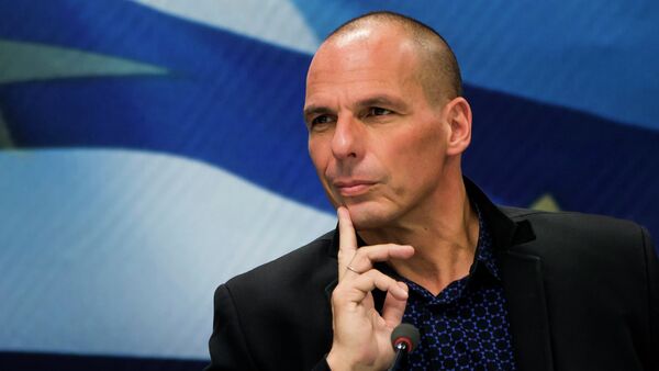 Le ministre grec des Finances Yanis Varoufakis - Sputnik Afrique