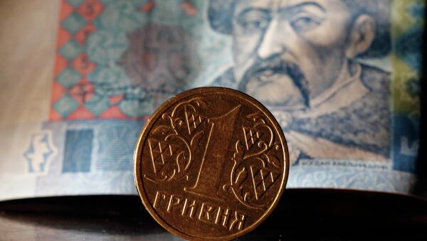 Денежные купюры и монеты США и Украины - Sputnik Afrique