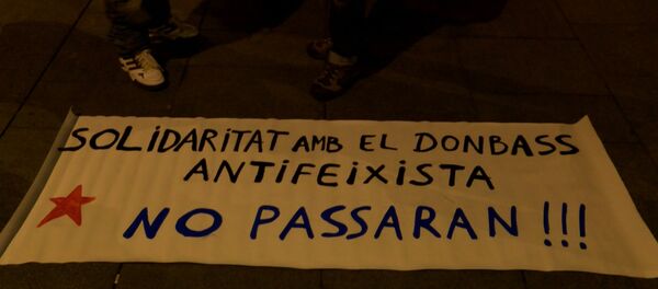 Barcelone: meeting de soutien au Donbass ukrainien - Sputnik Afrique