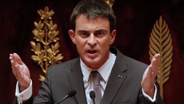 Premier ministre français Manuel Valls - Sputnik Afrique