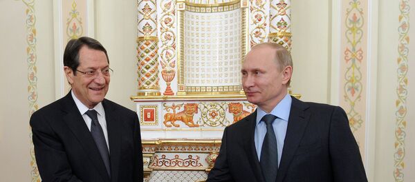 Президент РФ В.Путин провел российско-кипрские переговоры - Sputnik Afrique