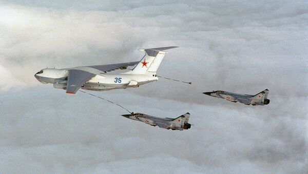 Russian bomber planes refueling - Sputnik Afrique