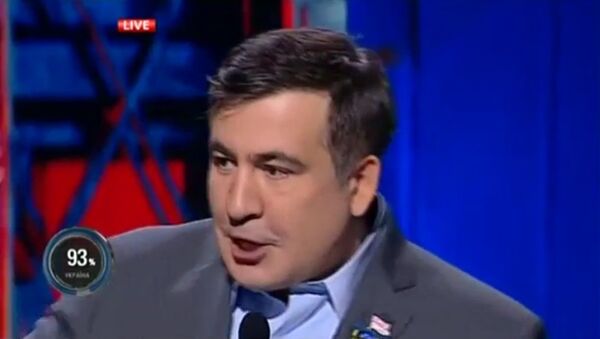 Lapsus de Mikhaïl Saakachvili sur la TV ukrainienne - Sputnik Afrique