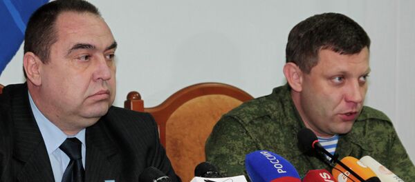 Заявление глав ДНР и ЛНР Александра Захарченко и Игоря Плотницкого - Sputnik Afrique