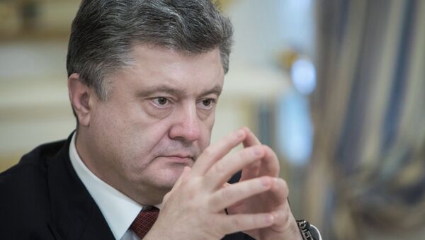Le président d’Ukraine Petr Porochenko - Sputnik Afrique