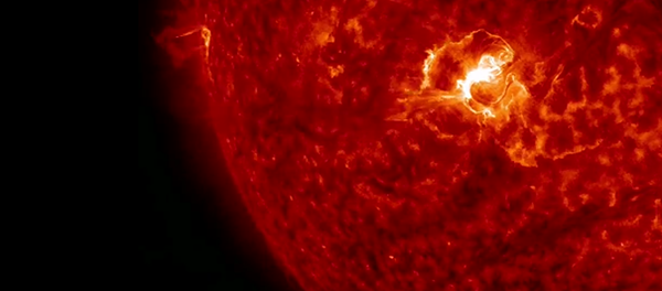 La plus grosse éruption solaire de l'année - Sputnik Afrique