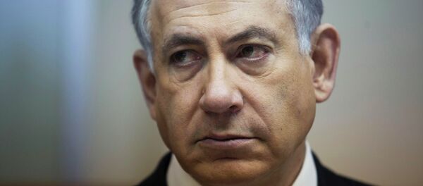 Israel's Prime Minister Benjamin Netanyahu attends the weekly cabinet meeting at his office in Jerusalem, February 15, 2015 - Sputnik Afrique