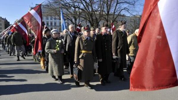 Défilé des anciens légionnaires des Waffen SS à Riga - Sputnik Afrique