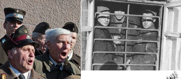 Riga: marche d'anciens SS et crimes des nazis pendant la 2e guerre mondiale Riga: marche d'anciens SS et crimes des nazis pendant la 2e guerre mondiale - Sputnik Afrique