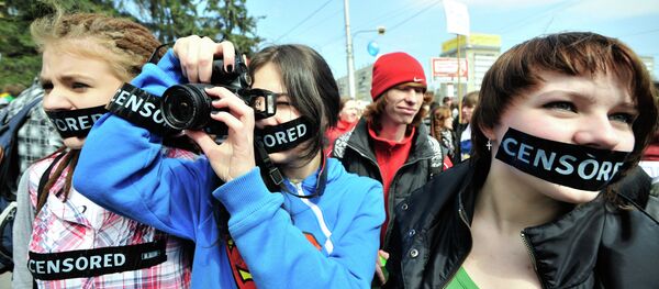 Монстрация в Новосибирске - Sputnik Afrique