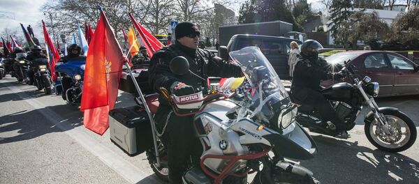 Старт автопробега Наша Великая Победа в Севастополе - Sputnik Afrique